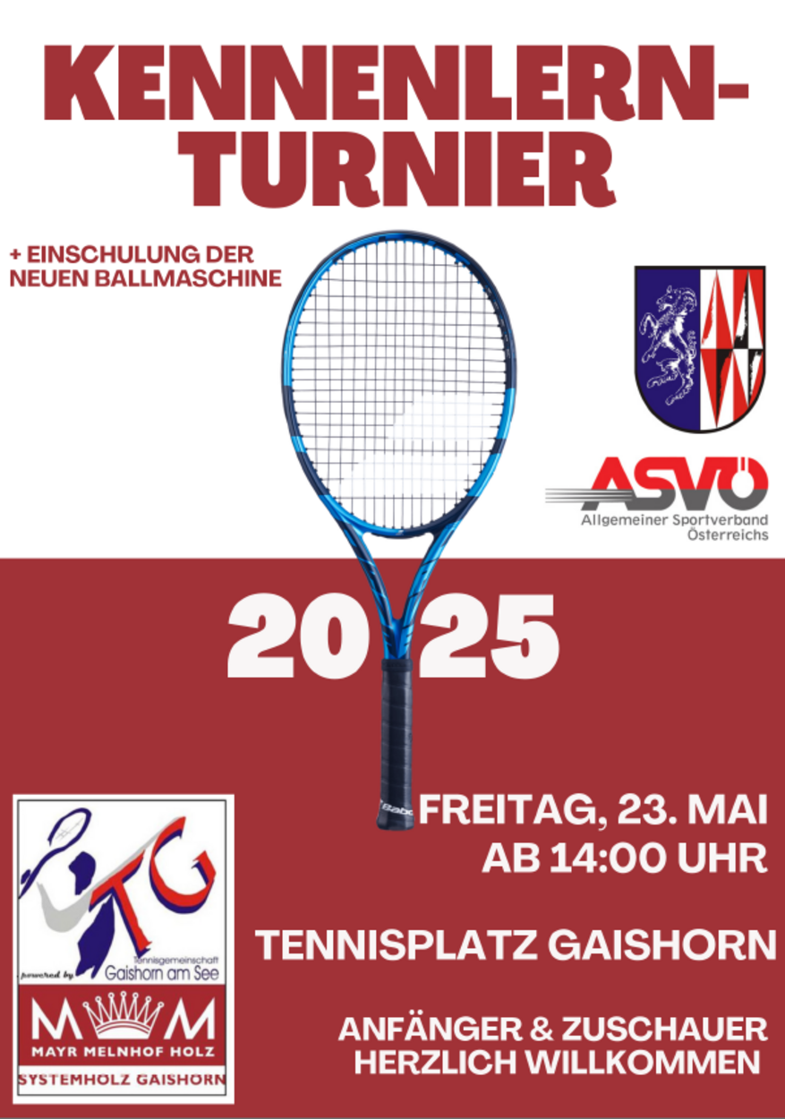 Kennenlernturnier 23. Mai 2025